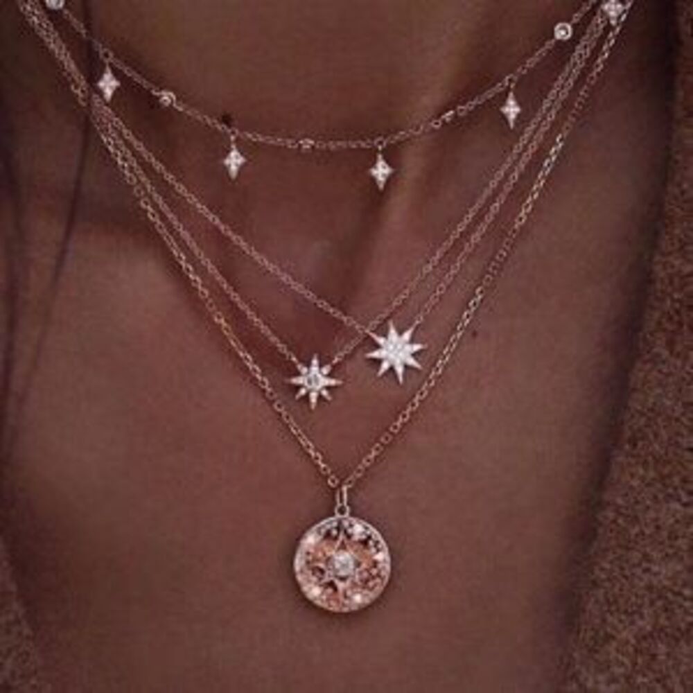 Boho Chic Stars Multilayer Necklace